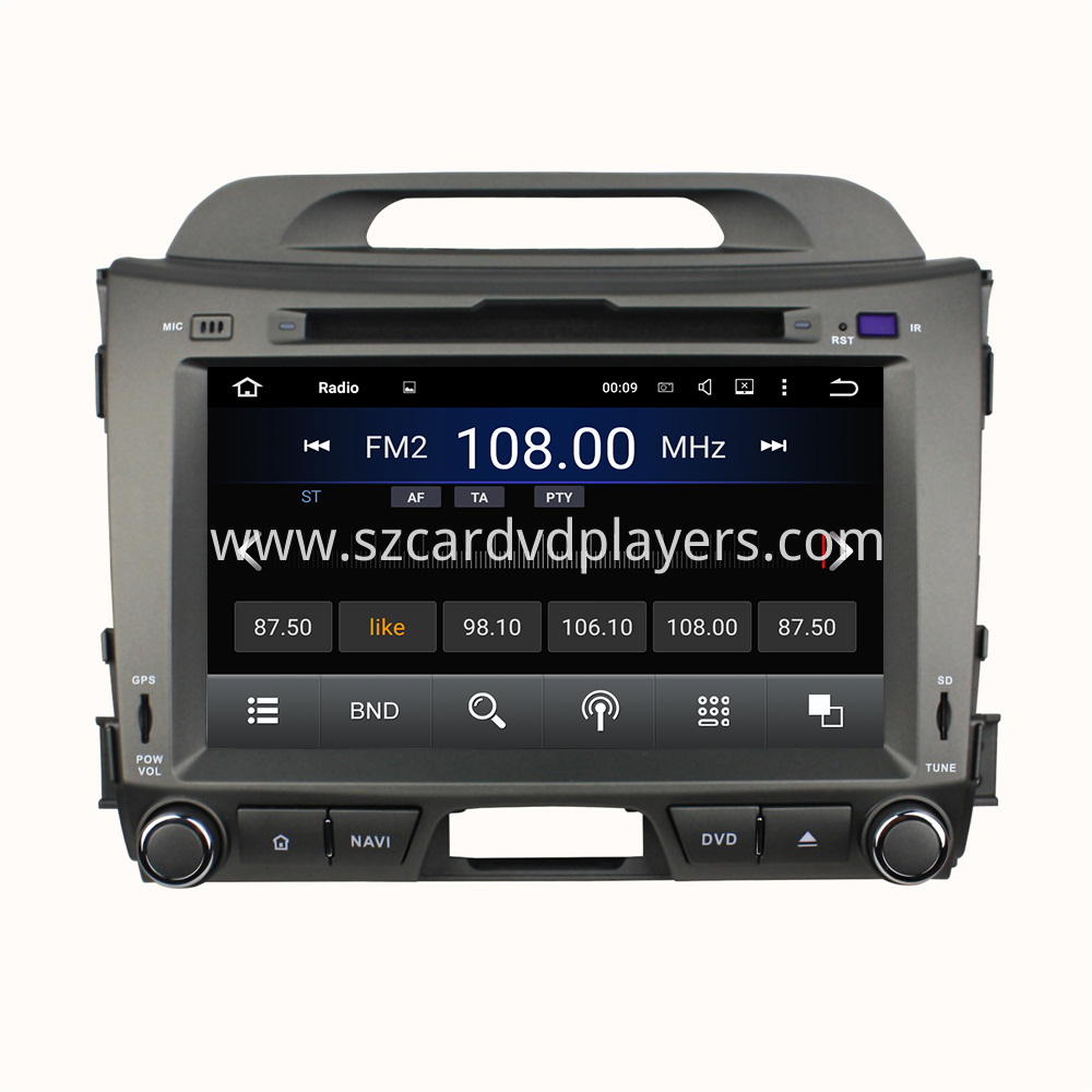 2010 2013 Kia Sportage Android 7 1 1 Aftermarket Radio